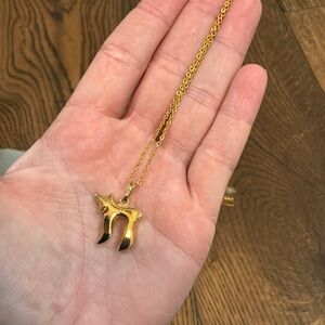 gold-toned Chai pendant necklace